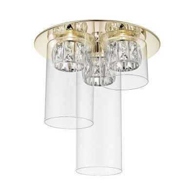 Plafoniera dorata design, Maxwell, 5W, 3000K LED