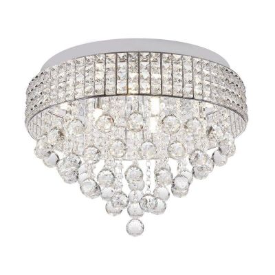 Plafoniera cromata design, Mitzy
