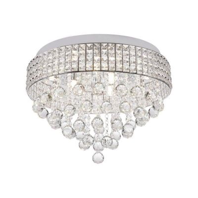 Plafoniera cromata design, Mitzy