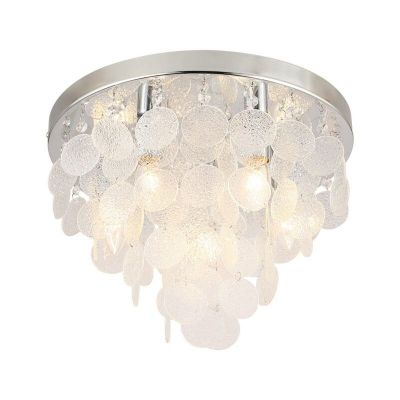 Plafoniera cromata design, Mirac