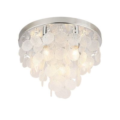 Plafoniera cromata design, Mirac