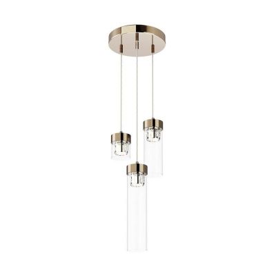 Lampada a sospensione dorata design, Maxwell