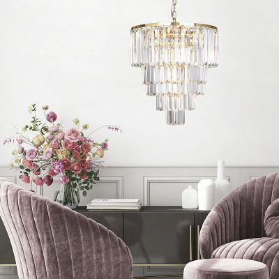 Lampada a sospensione dorata design, Kajol