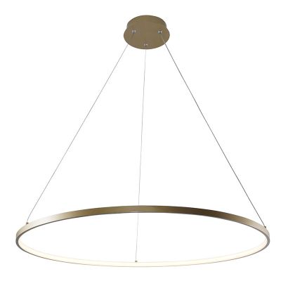 Lampada a sospensione dorata design, Kubra, 36W, bianco regolabile tra caldo e freddo LED