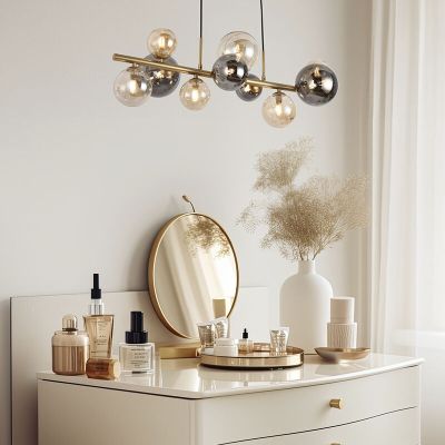 Lampada a sospensione in ottone design, Saad