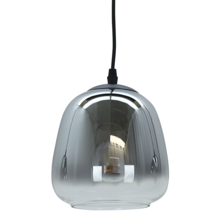 Lampada a sospensione grigia design, Semra