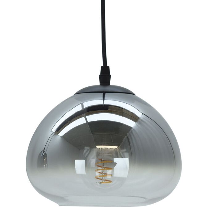 Lampada a sospensione grigia design, Semra