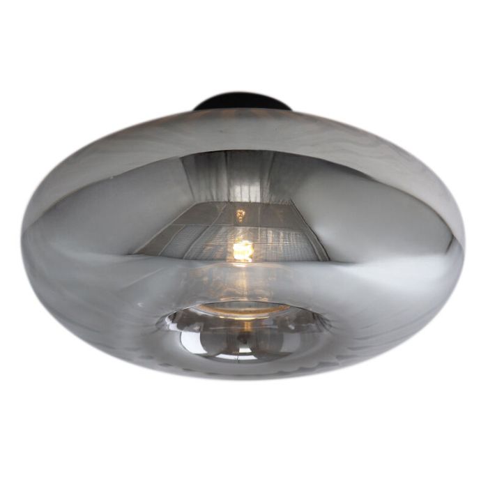 Plafoniera grigia design, Eve