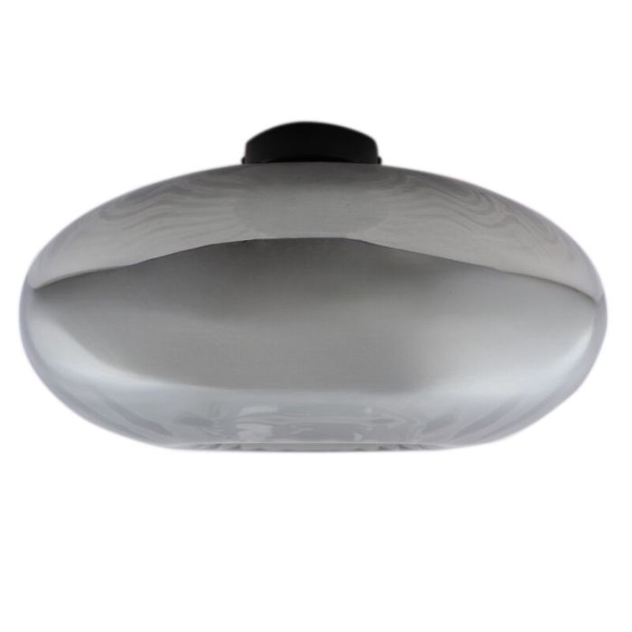 Plafoniera grigia design, Eve