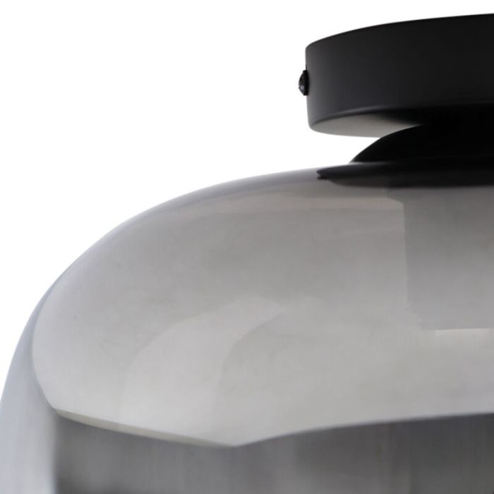 Lampada da soffitto grigia design, Vidro