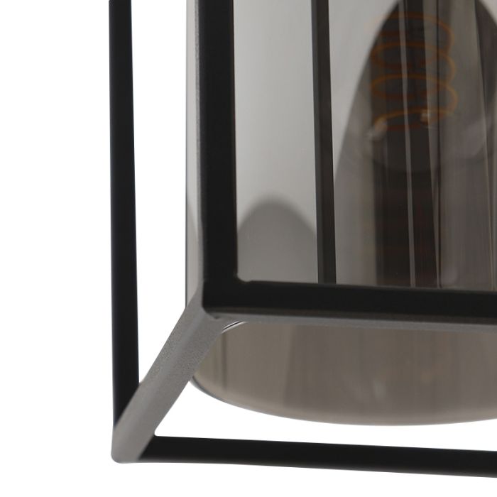 Lampada da soffitto nera moderna, Jessa