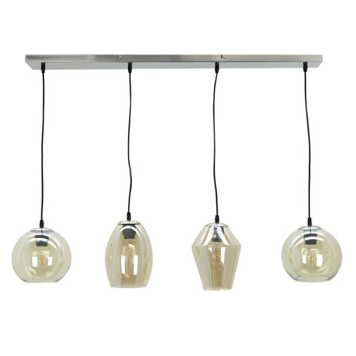 Lampada a sospensione ambrata design, Lazaro