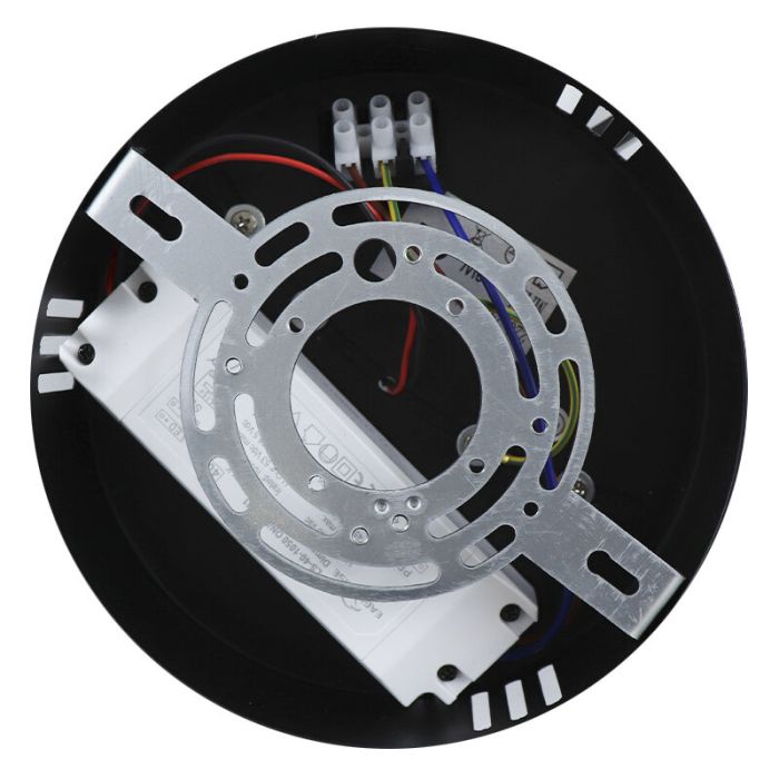 Plafoniera nera design, Giorgio, 42W, 3000K LED