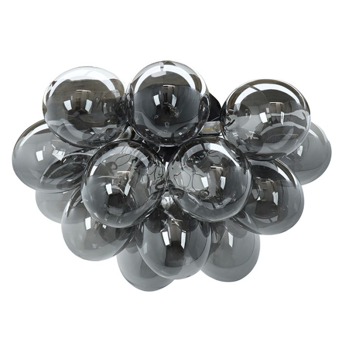 Lampada da soffitto grigia design, Cyril