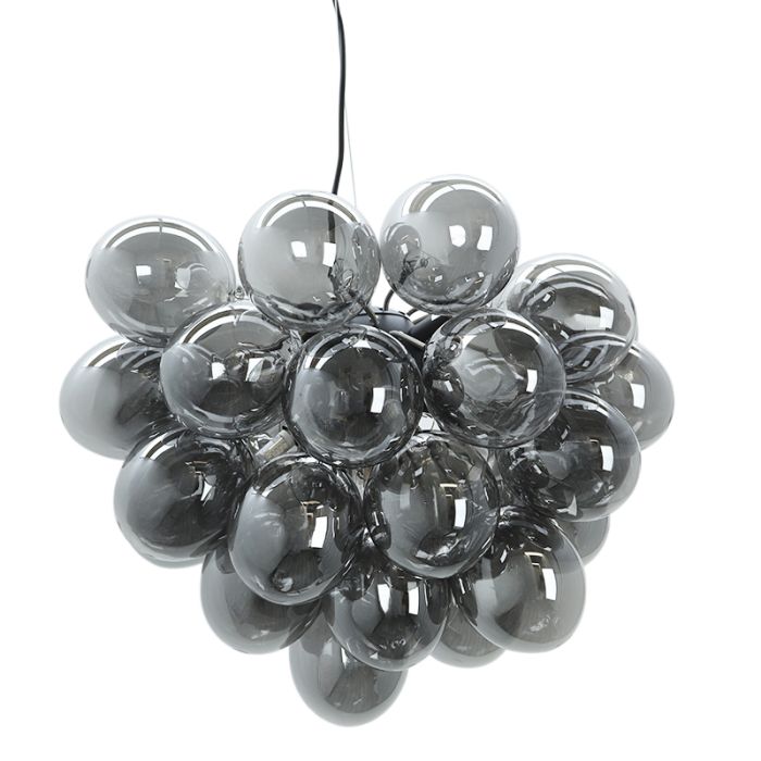 Lampada a sospensione grigia design, Cyril
