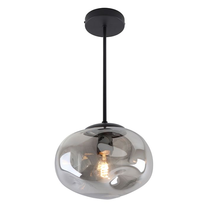 Lampada a sospensione grigia design, Evita