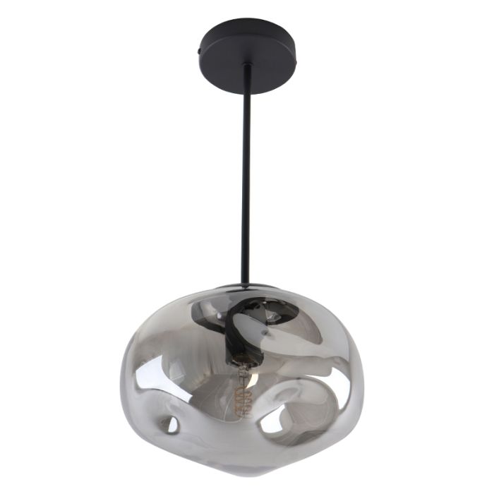 Lampada a sospensione grigia design, Evita