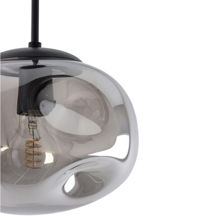 Lampada a sospensione grigia design, Evita