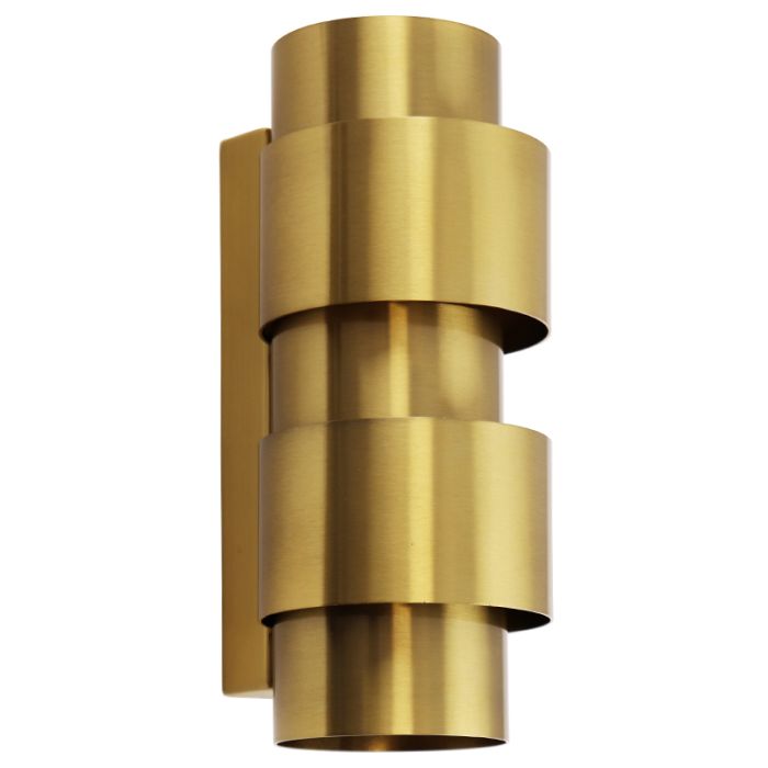 Applique da parete in ottone moderna, Ludo