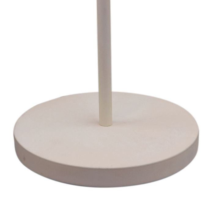 Lampada da terra beige moderna, Carlos, con interruttore