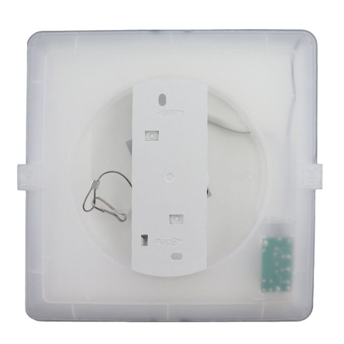 Lampada da soffitto da bagno bianca in plastica, Shivani, 15W, 3000K LED, IP44
