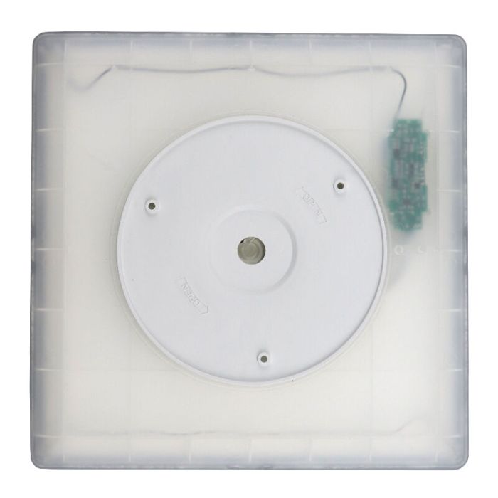 Plafoniera bianca in plastica, Shona, 18W, 3000K LED, dimmer in 3 fasi