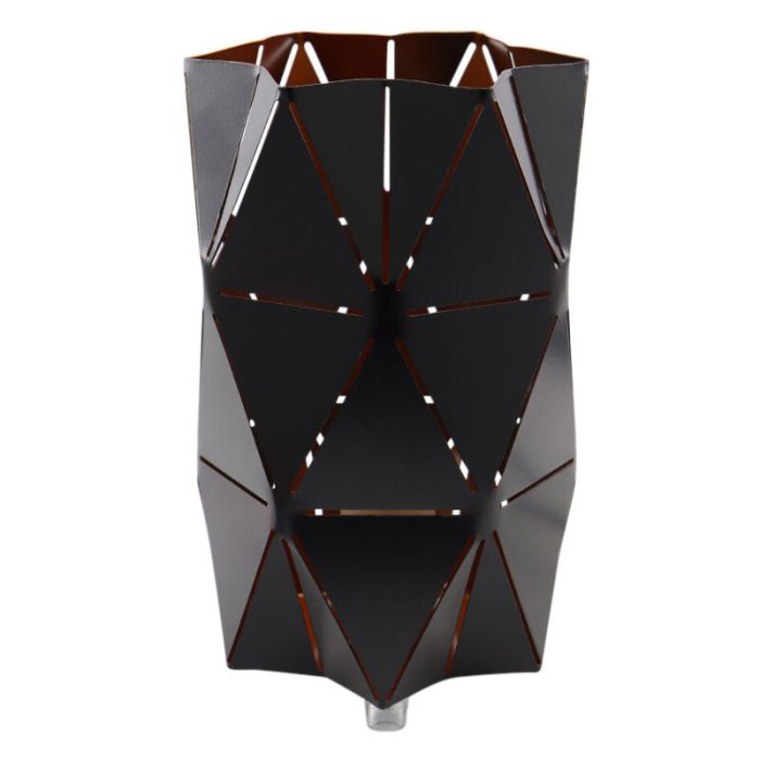 Lampada da tavolo dorata moderna, Sivar, con interruttore