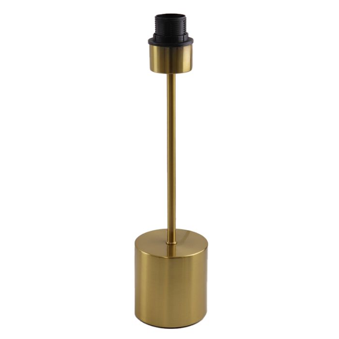 Lampada da tavolo senza paralume in ottone in alluminio, Rika, con interruttore
