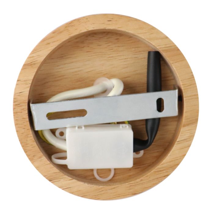 Plafoniera in legno marrone, Jochem