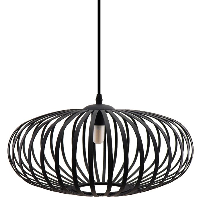Lampada a sospensione da bagno nera industriale, Lieve, IP44