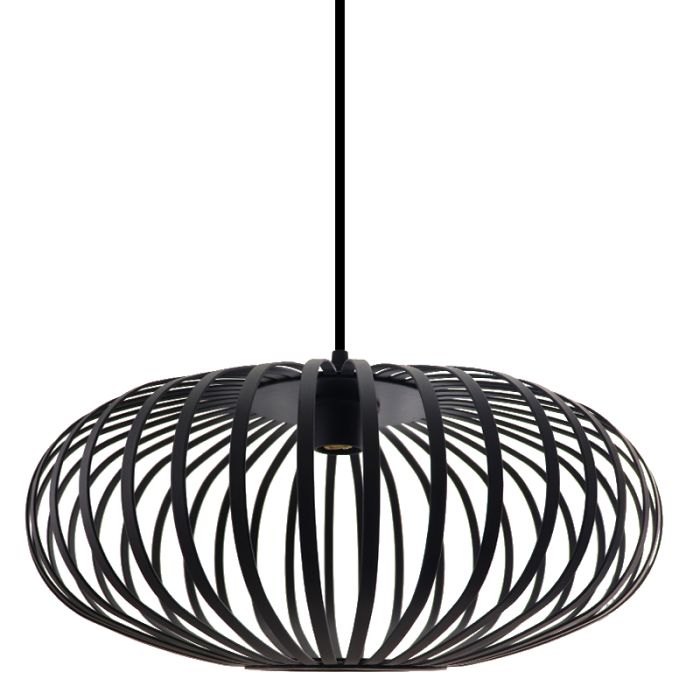 Lampada a sospensione da bagno nera industriale, Lieve, IP44