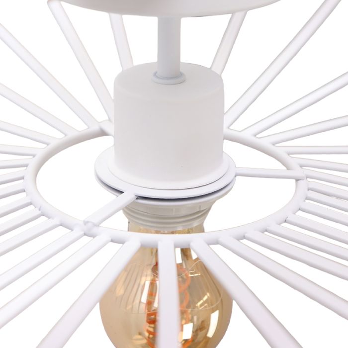 Lampada da soffitto bianca moderna, Jolinda