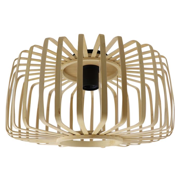 Lampada da soffitto in bambù marrone, Tina