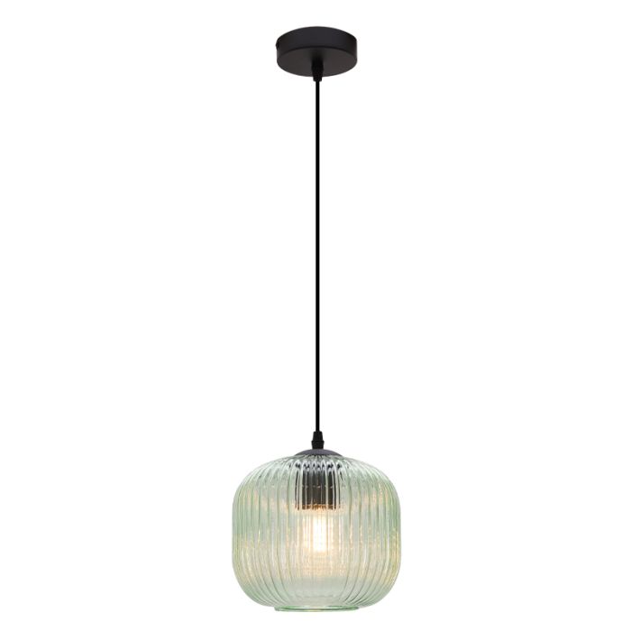 Lampada a sospensione verde design, Charlois