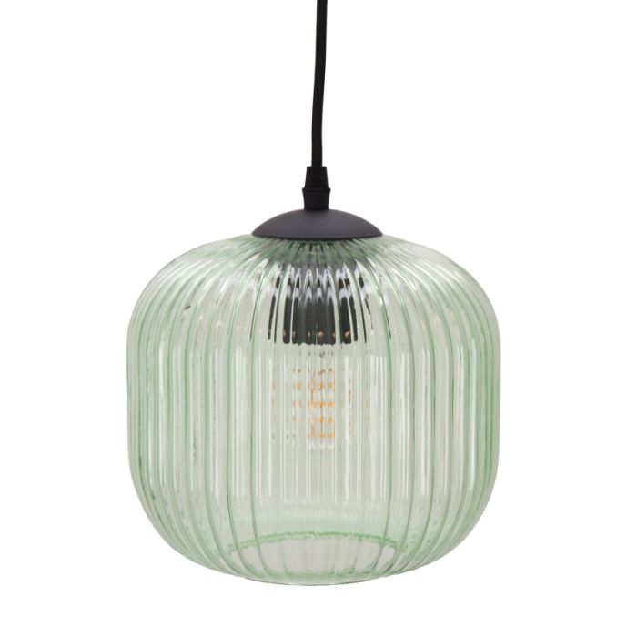 Lampada a sospensione verde design, Charlois