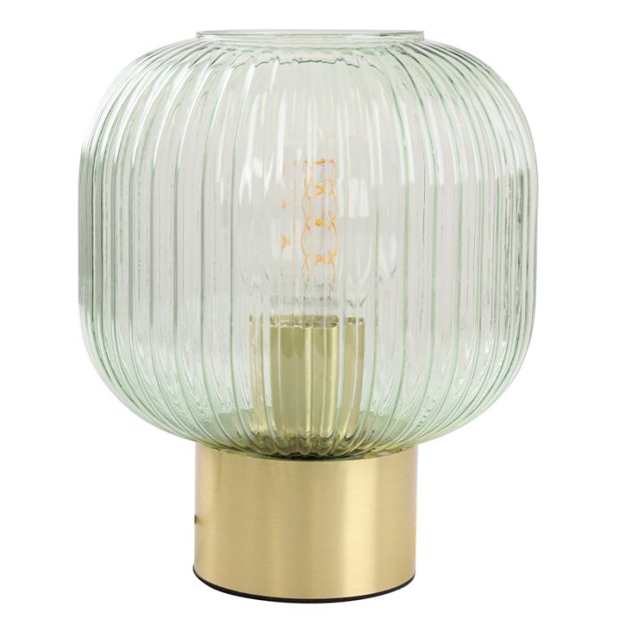 Lampada da tavolo verde design, Charlois, con interruttore