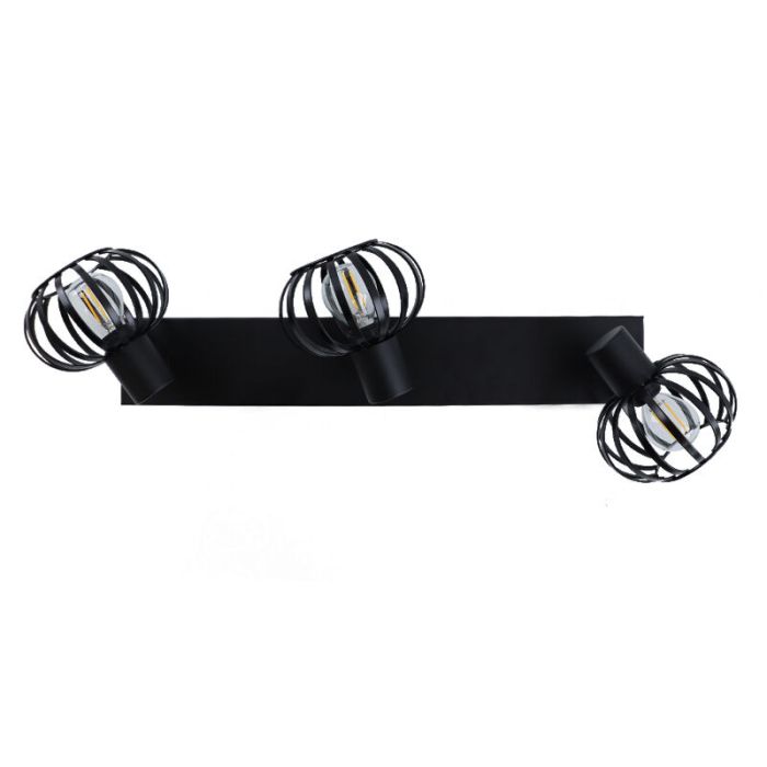 Faretto da soffitto nero industriale, Lieve