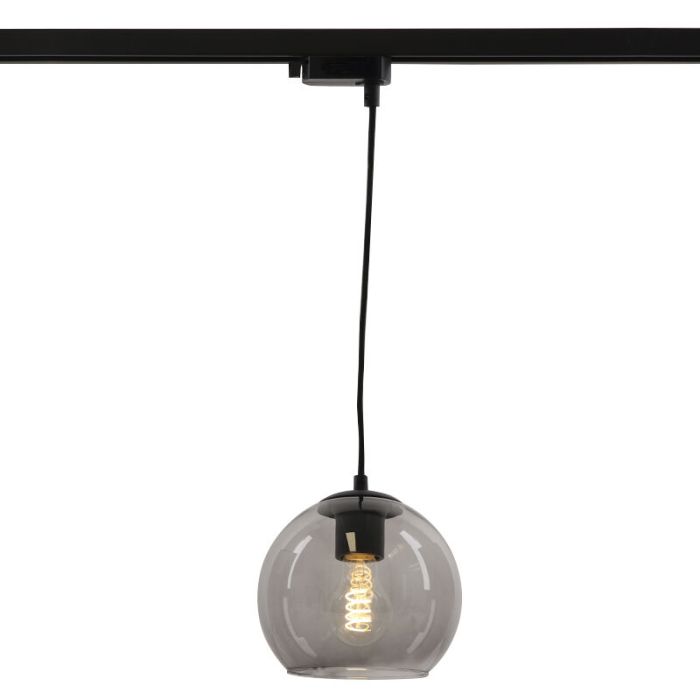 Binario faretto monofasico grigio design, Giada