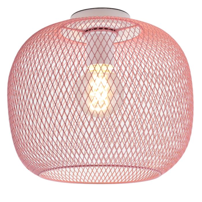 Lampada da soffitto rosa industriale, Emado