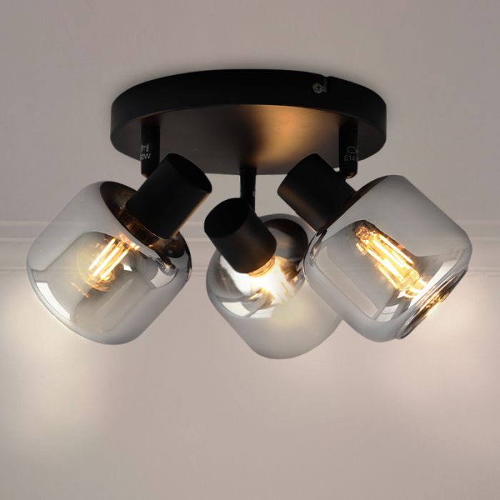Faretto da soffitto nero moderno, Craig