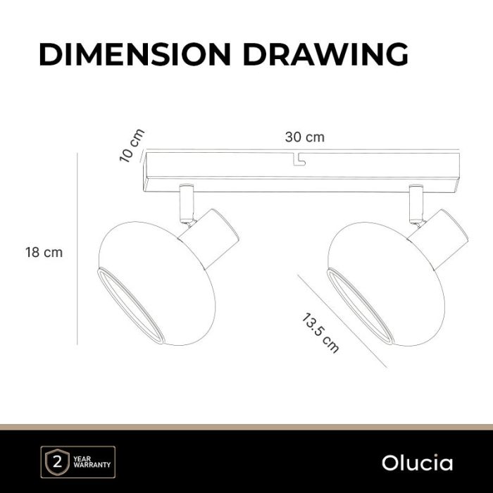 Faretto da soffitto bianco design, Skip