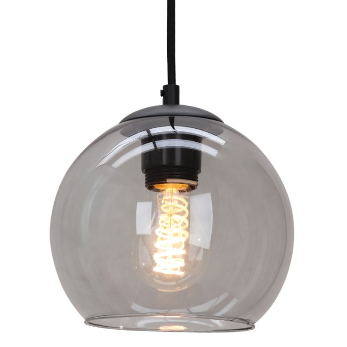 Lampada a sospensione nera moderna, Gianni