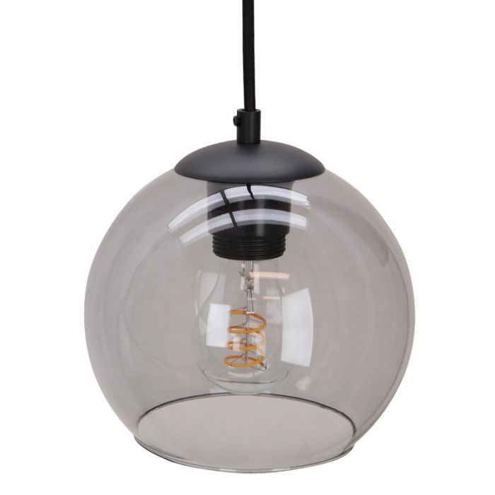 Lampada a sospensione nera moderna, Gianni
