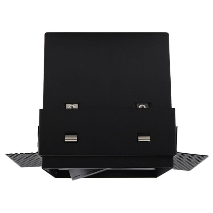 Faretto da incasso senza cornice nero moderno, Joost