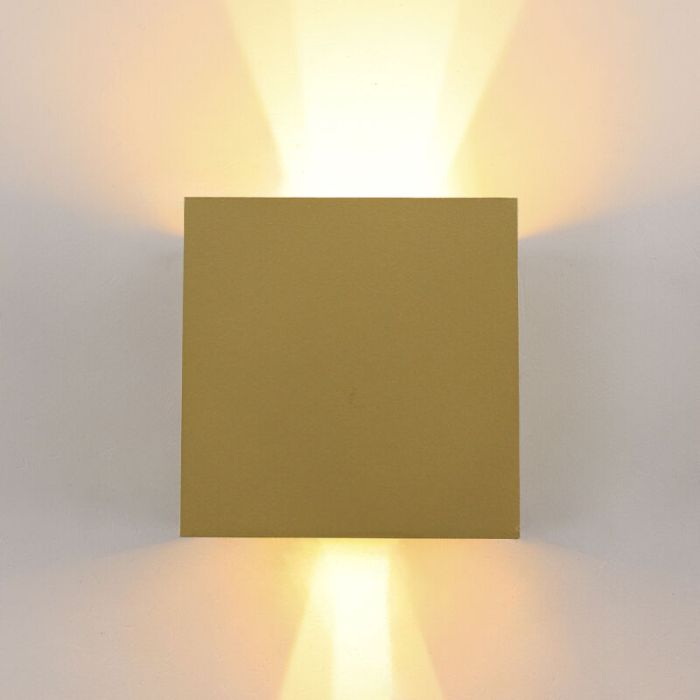 Lampada da parete up down in ottone moderna, Dion, IP65
