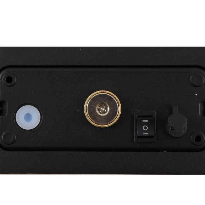 Applique ricaricabile nera moderna, Rodigo, 1W, 3000K LED, IP44
