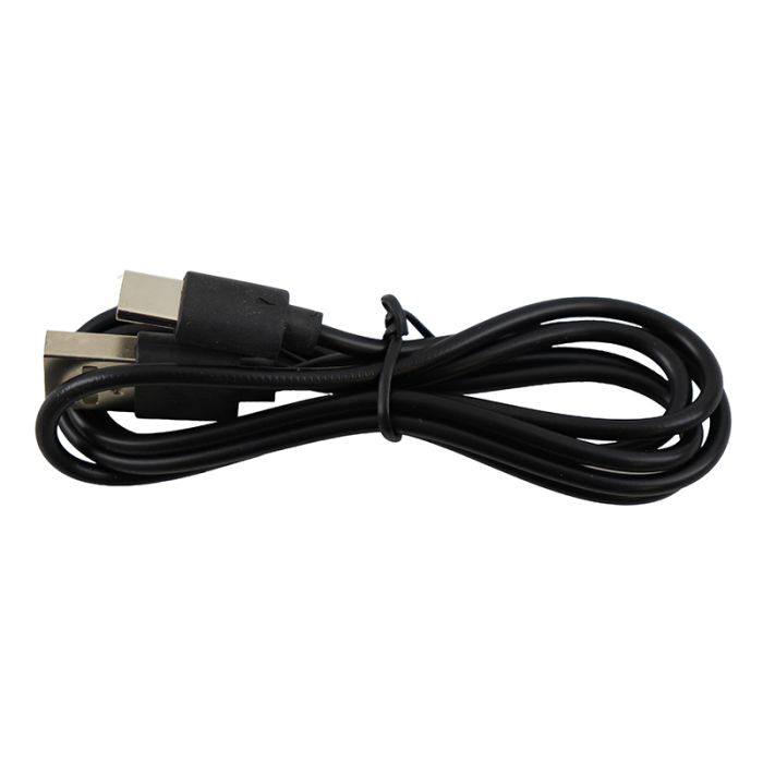 Applique ricaricabile nera moderna, Rodigo, 1W, 3000K LED, IP44