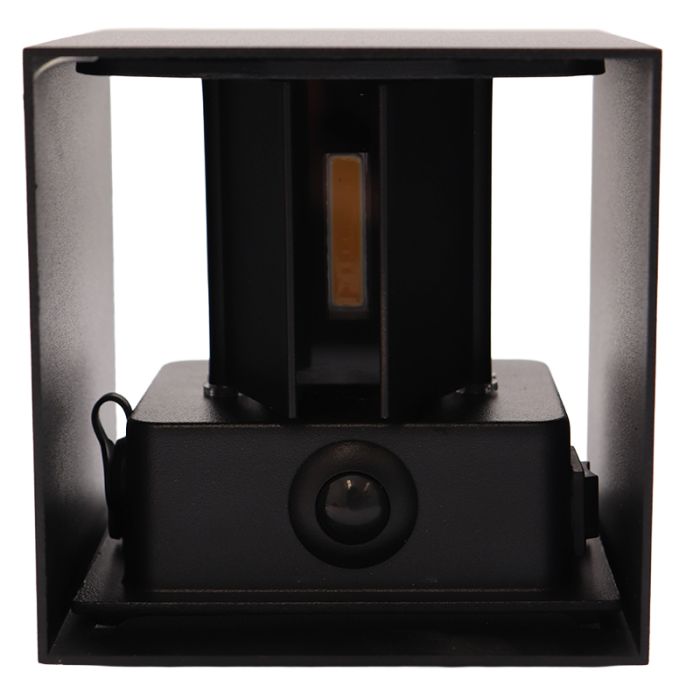 Applique ricaricabile nera moderna, Dion, 1W, 2700K LED, IP44