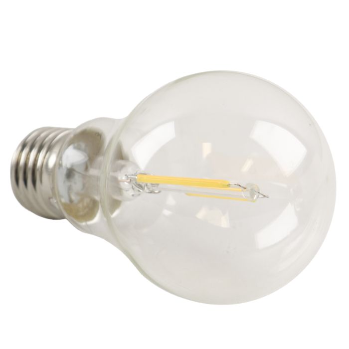 Olucia lampadina a filamento LED E27 regolabile Yona, A60, 2W, 2700K