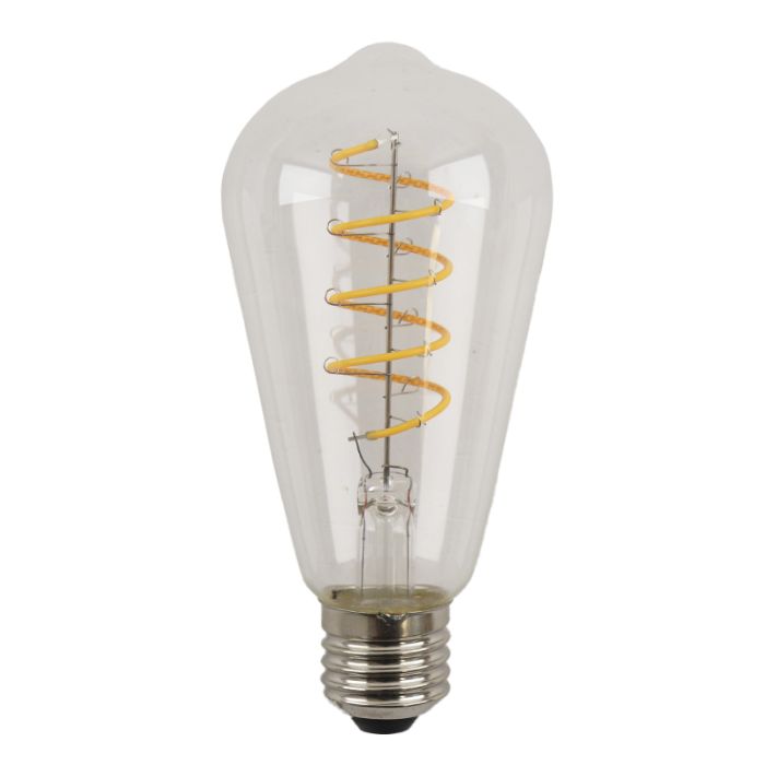 Olucia lampadina Edison LED E27 regolabile Tuelo, 4W, 2700K